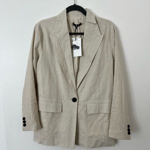 7 for all Mankind linen blazer. Never been worn, new with tags